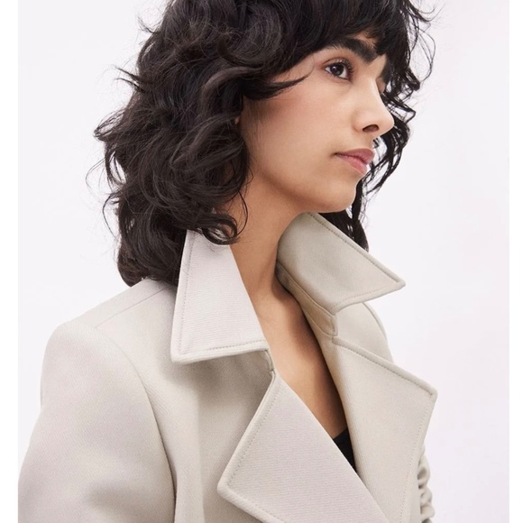 RW&CO. Cream Trench Coat - Picture 6 of 9